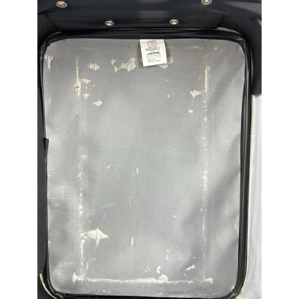 Marvel Spider-Man Kids Rolling Suitcase 2001 Pyramid Black Blue Vintage Fair